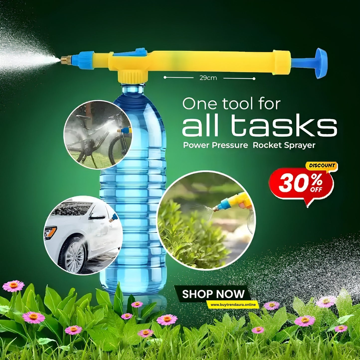 Power Pressure Rocket Sprayer